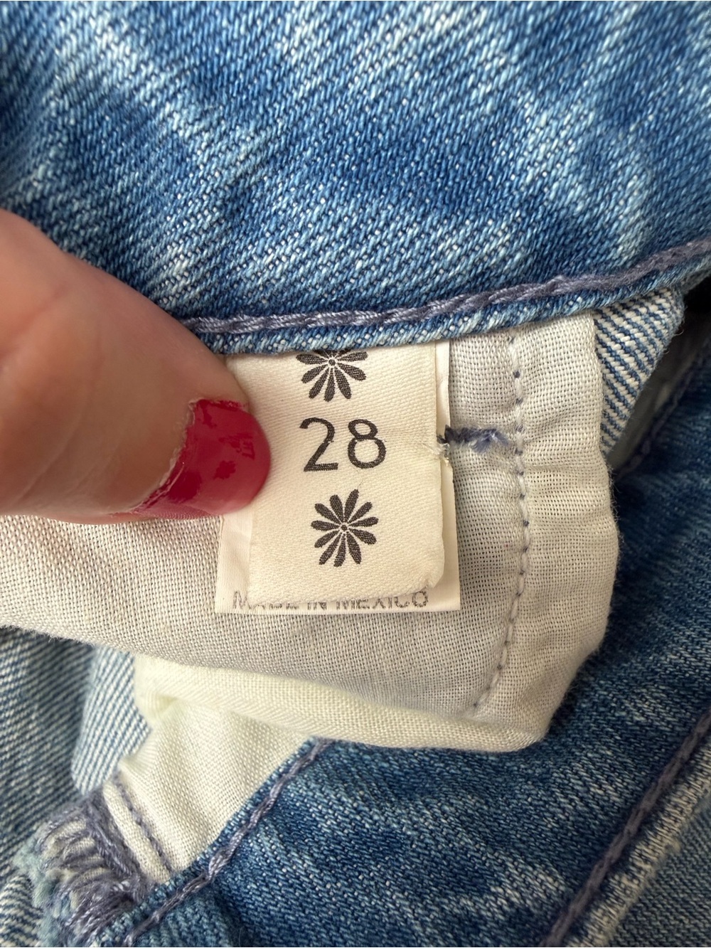 Show Me Your Mumu Atlanta A Line Denim Skirt Size:  28 - Picture 9 of 11